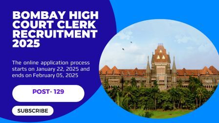 Bombay High Court Clerk Recruitment 2025