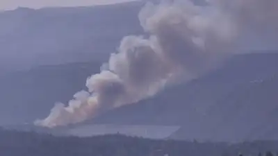 Silverwood Lake Fire