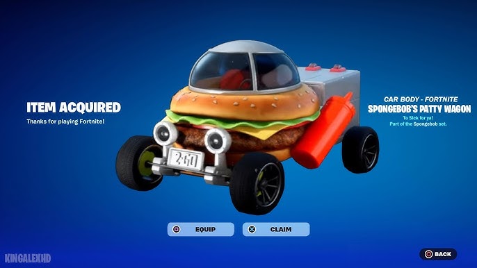 SpongeBob in Fortnite