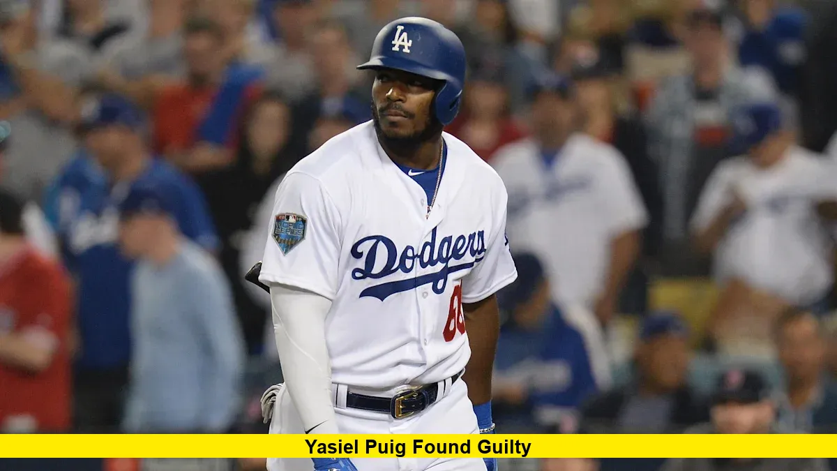 Yasiel Puig Found Guilty