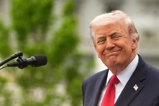 trump putting face on passport