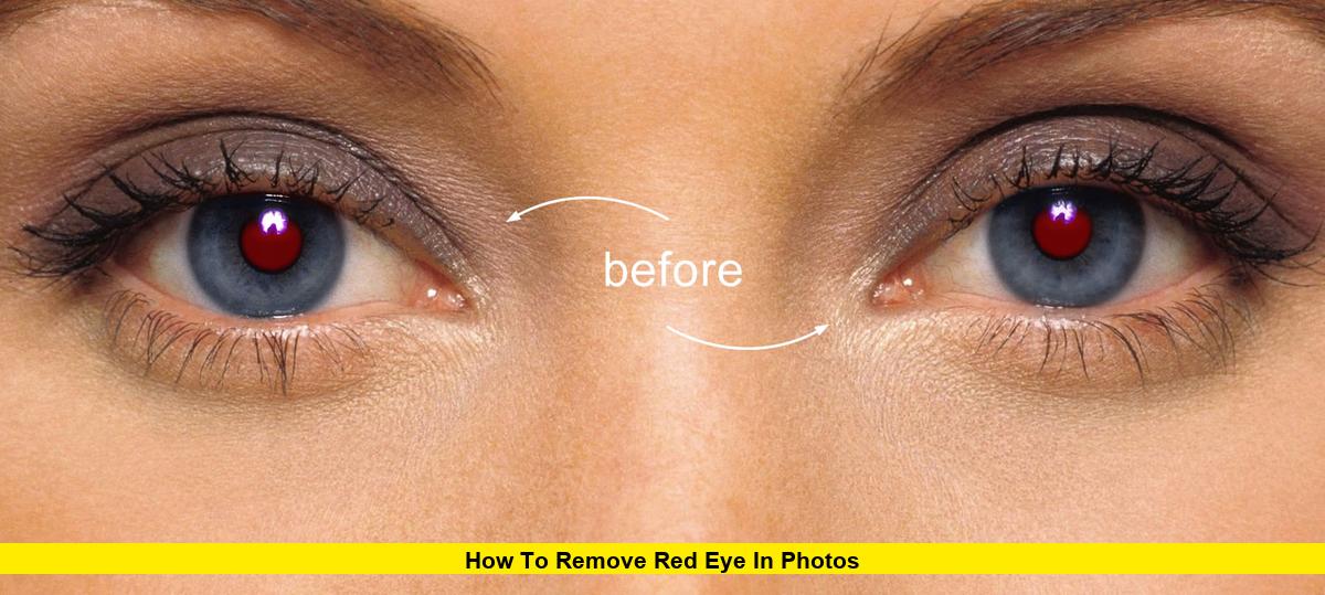 How to Remove Red Eye in Photos