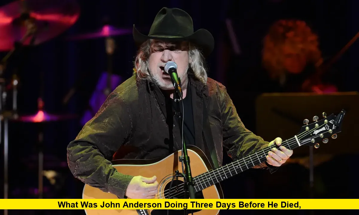 What Was John Anderson Doing Three Days Before He Died